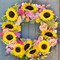 10 Pcs Summer Artificial Sunflowers with Long Stems – Bright Yellow Silk Sunflower Bouquets for Summer Weddings, Home, and Garden Decor